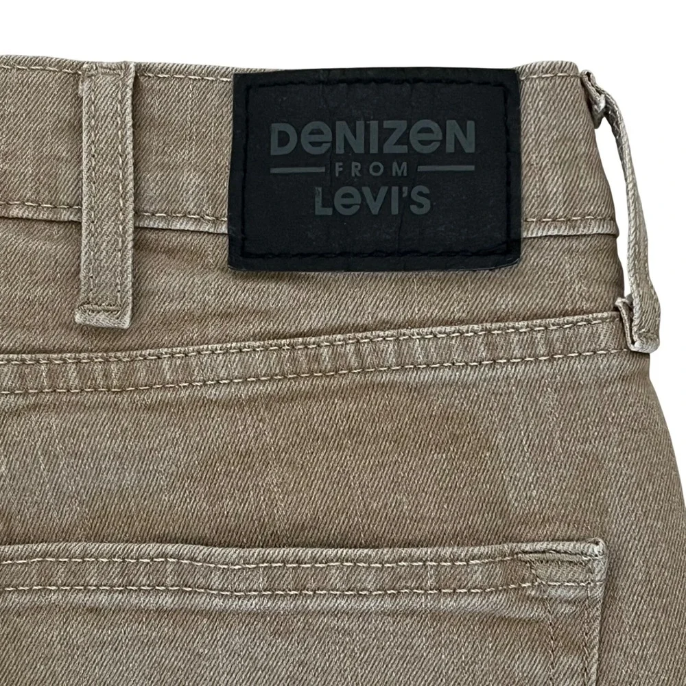Denizen Levi's Mens‎ 231 Athletic Fit Jeans 38x29 Tan Stretch Slightly Tapered